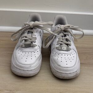 Womens White AF1 Style Sneakers